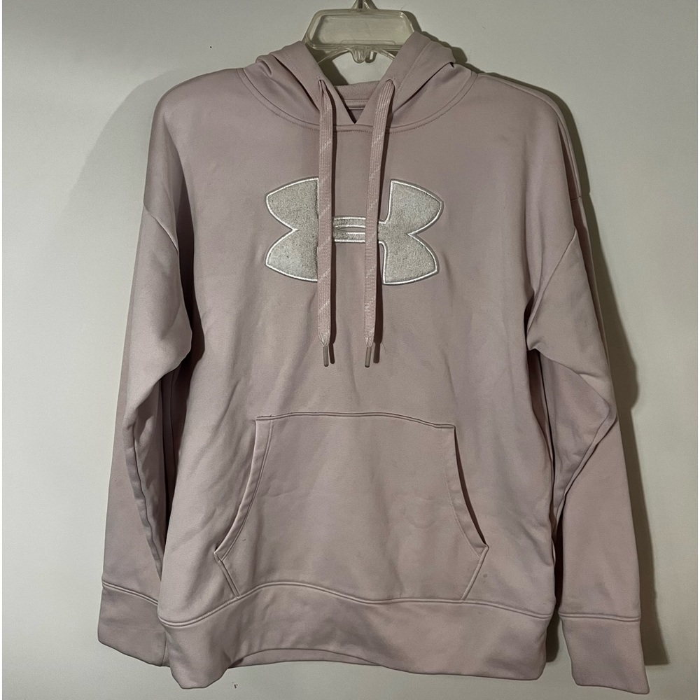 Under Armour light pink hoodie